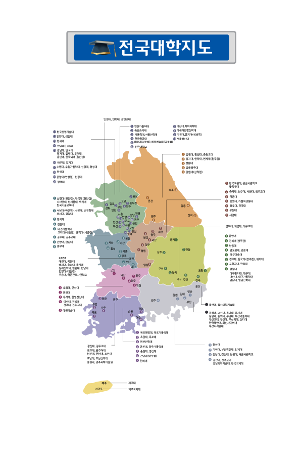 전국 대학지도